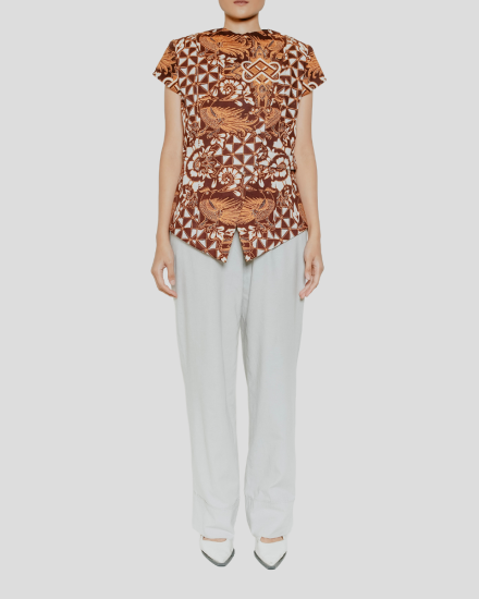 Agus Lim - Kembang Jalak Bali Swastika Latar Poleng